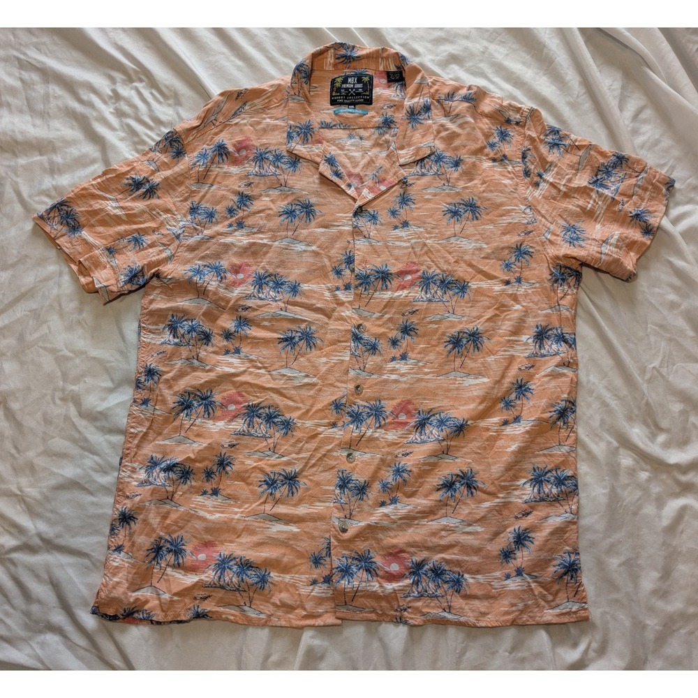 MBX Premium‎ Goods Men's Hawaiian Shirt Size XXL
